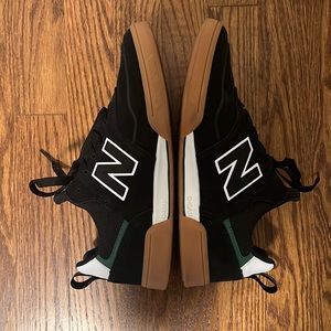 New Balance Black and Green Sneakers